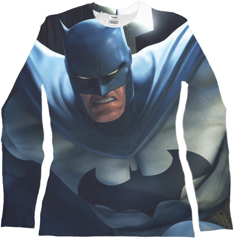 Women's Longsleeve Shirt 3D - Batman-1 - Mfest