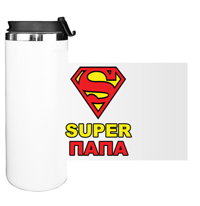 Water Bottle on Tumbler - Супер Папа - Mfest