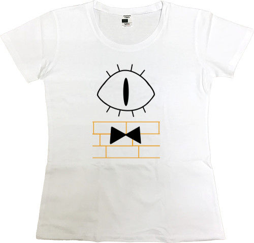 Women's Premium T-Shirt - Gravity Falls глаз - Mfest