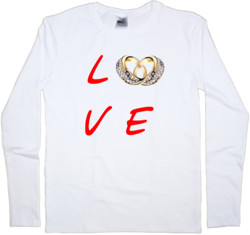 Men's Longsleeve Shirt - Love - Mfest