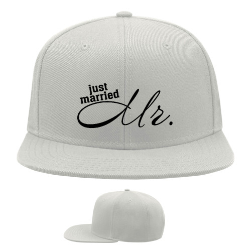 Snapback Baseball Cap - Just married man - Mfest