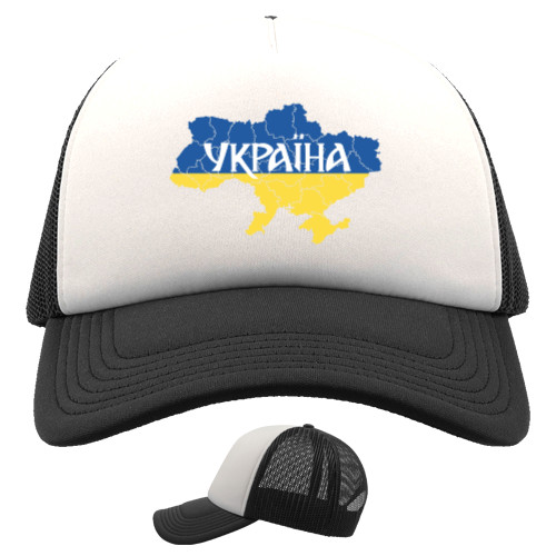 Карта Украины, надпись