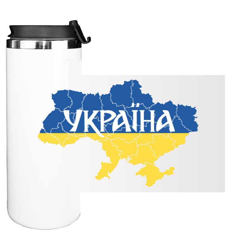 Карта Украины, надпись