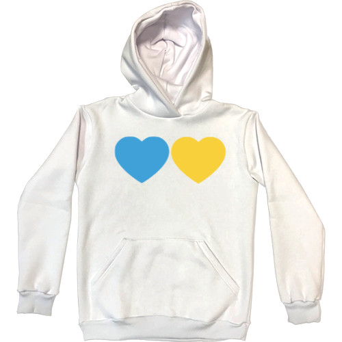 Kids' Premium Hoodie - сердца украинцев - Mfest