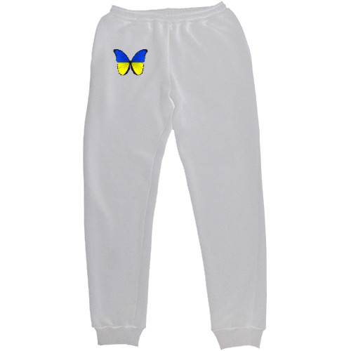 Women's Sweatpants - Бабочка цвета Украины - Mfest