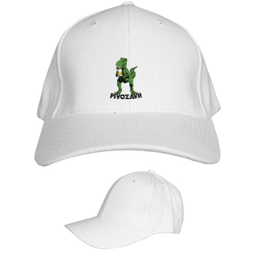 Kids' Baseball Cap 6-panel - Pivozavr, любитель пива - Mfest