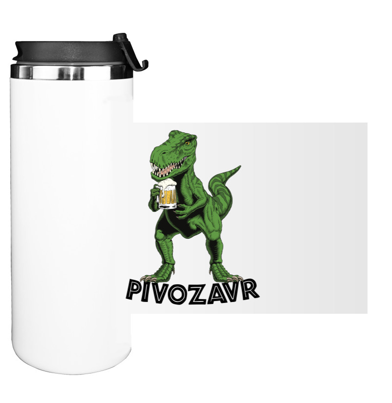 Water Bottle on Tumbler - Pivozavr, любитель пива - Mfest