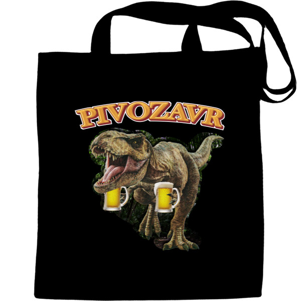 Tote Bag - Pivozavr, динозавр с пивом - Mfest