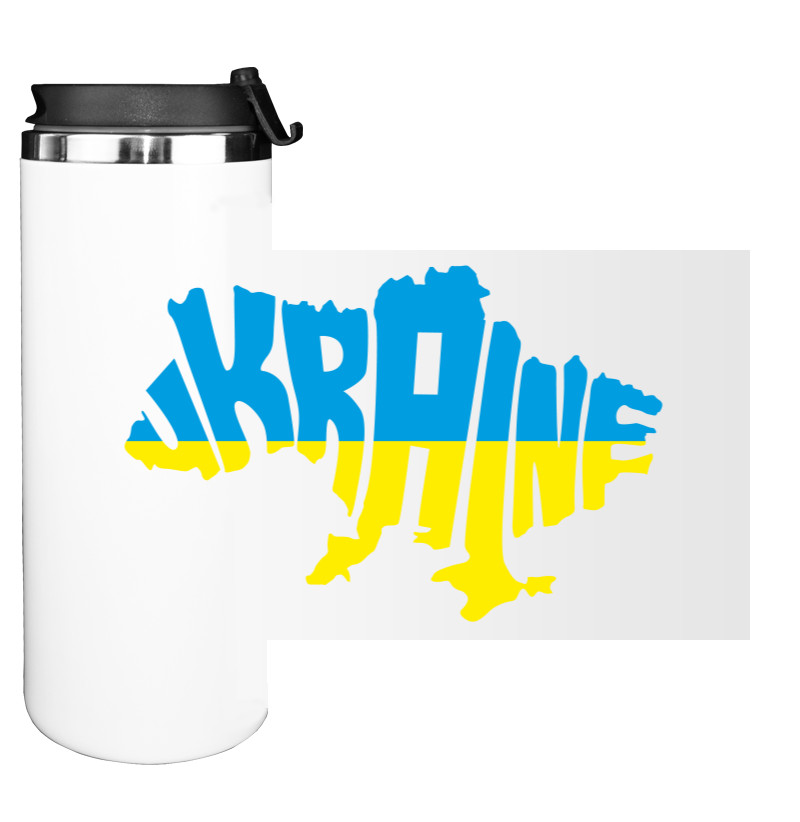 Water Bottle on Tumbler - Украина надпись - Mfest