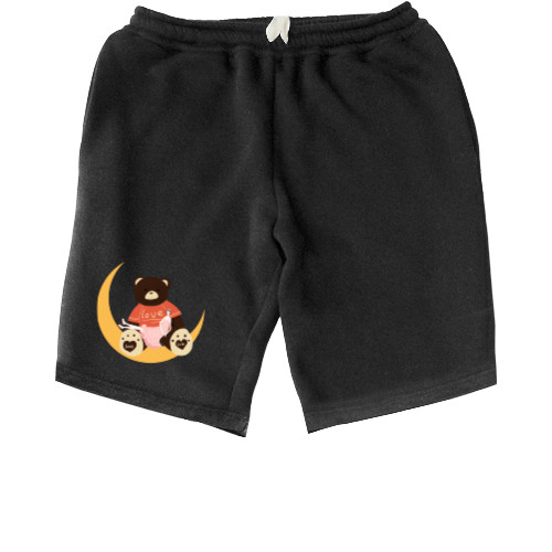 Kids' Shorts - Мишка на месяце - Mfest