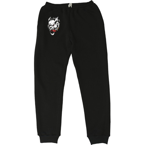 Men's Sweatpants - Волк ярость - Mfest