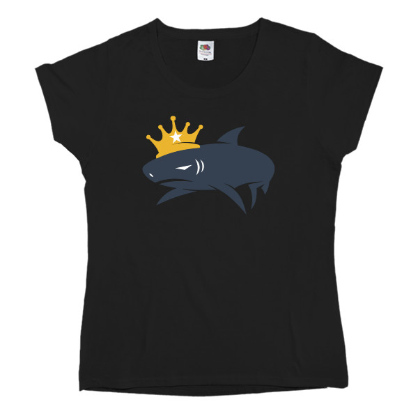 Women's T-shirt Fruit of the loom - Акула королева - Mfest