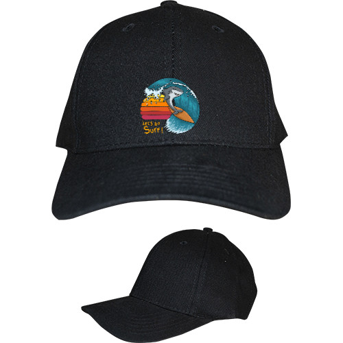 Kids' Baseball Cap 6-panel - Акулёнок на волне - Mfest