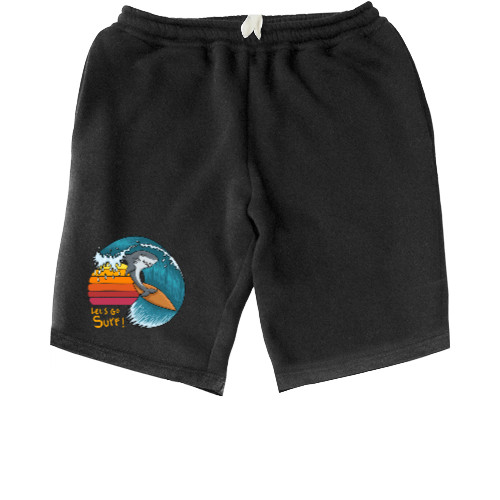 Men's Shorts - Акулёнок на волне - Mfest