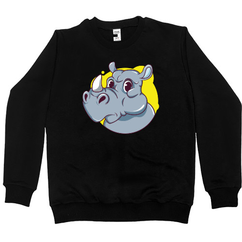 Kids' Premium Sweatshirt - Серьёзный носорог - Mfest