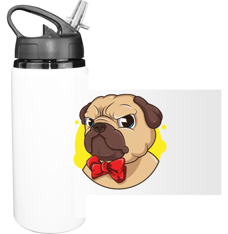 Sport Water Bottle - Супер мопс - Mfest