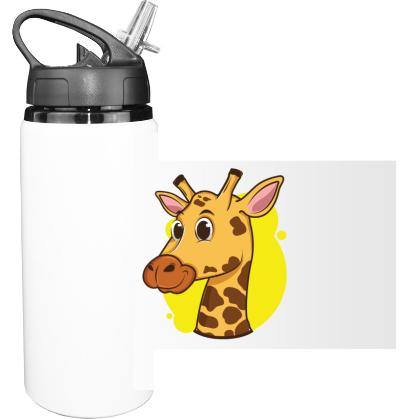 Sport Water Bottle - Жираф ушастик - Mfest