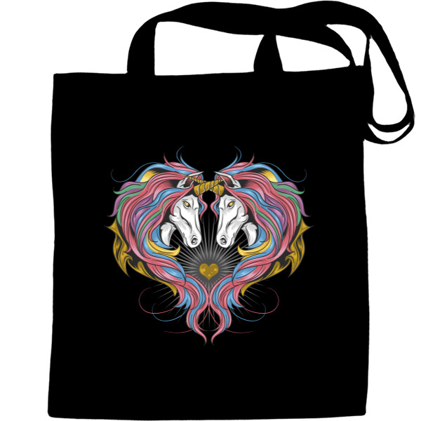 Единорожки - Tote Bag - Единороги парочка - Mfest