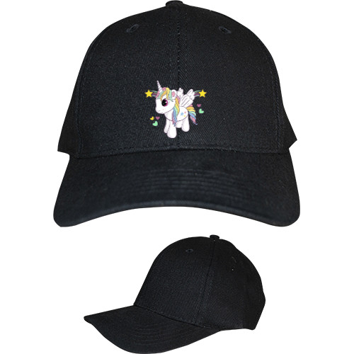 Kids' Baseball Cap 6-panel - Единорожек звёздочки - Mfest