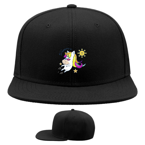 Snapback Baseball Cap - Единорог лето - Mfest