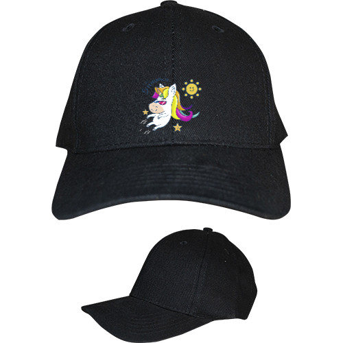 Kids' Baseball Cap 6-panel - Единорог лето - Mfest