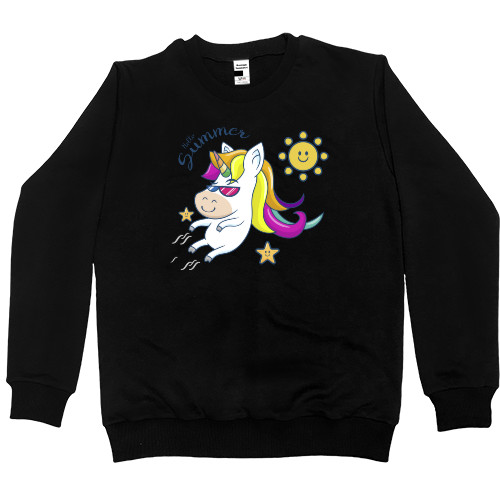 Women's Premium Sweatshirt - Единорог лето - Mfest