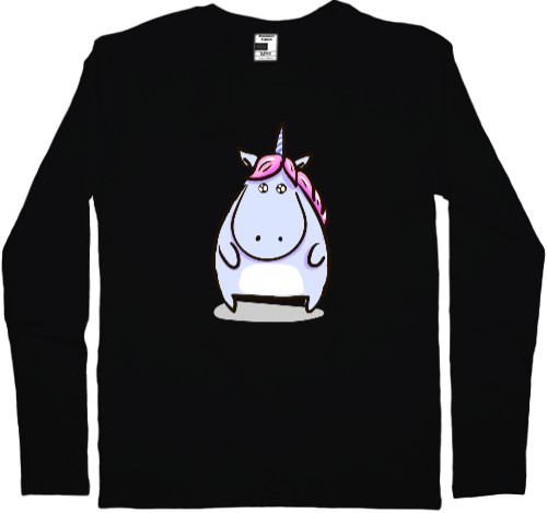 Kids' Longsleeve Shirt - Единорог упитанный - Mfest