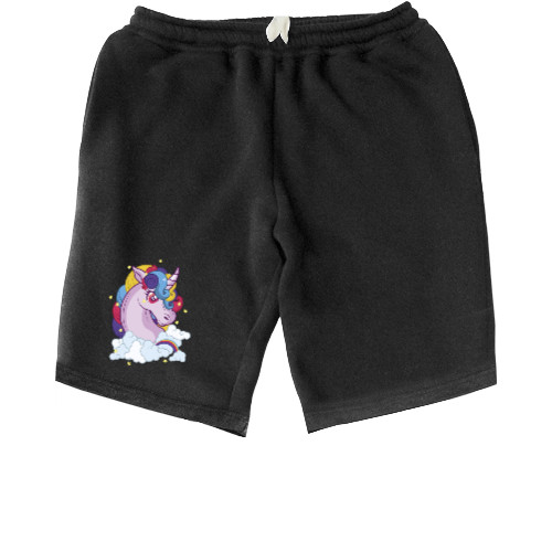 Men's Shorts - Единорог радуга - Mfest