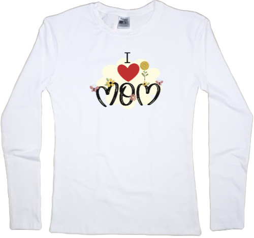 Women's Longsleeve Shirt - Люблю маму - Mfest