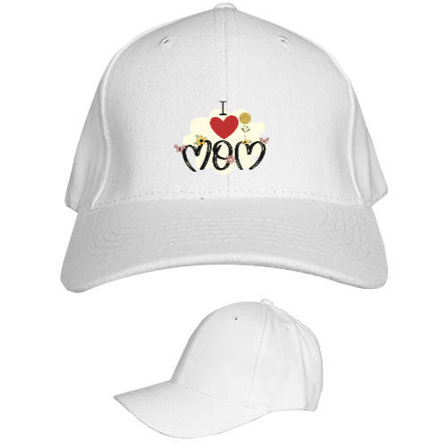 Kids' Baseball Cap 6-panel - Люблю маму - Mfest