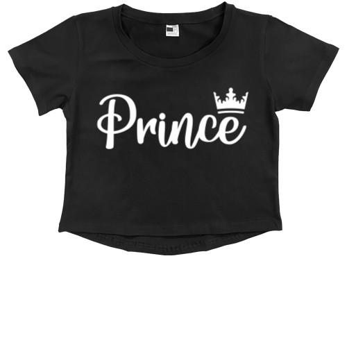 Kids' Premium Cropped T-Shirt - Принцесса - Mfest