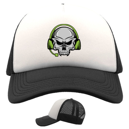 Trucker Cap - Череп в наушниках - Mfest