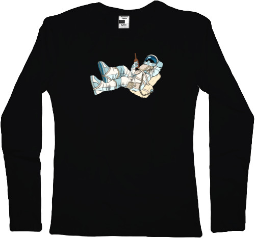 Women's Longsleeve Shirt - Отдых в космосе - Mfest