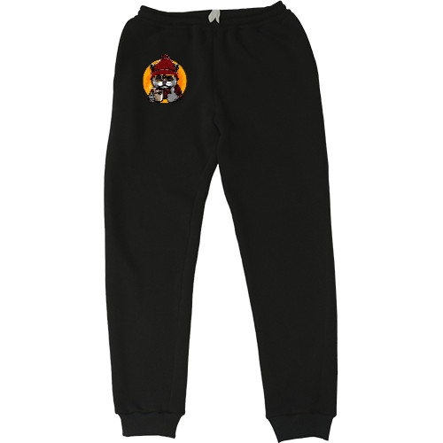 Women's Sweatpants - Кот и кофе - Mfest