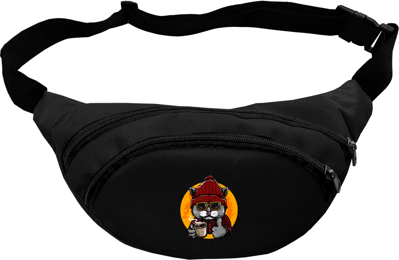 Fanny Pack - Кот и кофе - Mfest