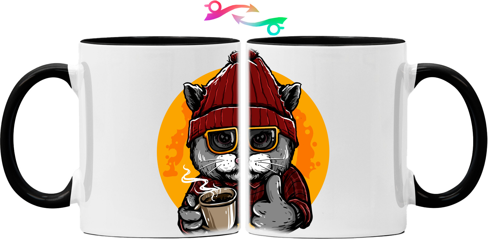 Mug - Кот и кофе - Mfest