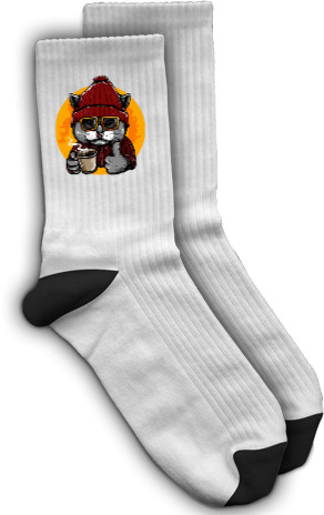 Socks - Кот и кофе - Mfest