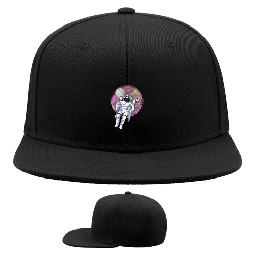 Snapback Baseball Cap - Космонавт в космосе - Mfest