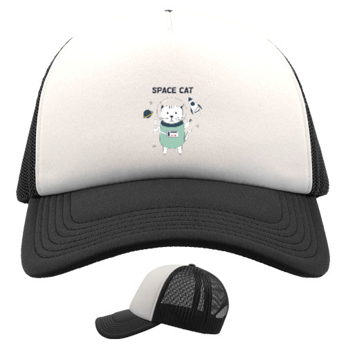 Kids' Trucker Cap - Космический кот - Mfest