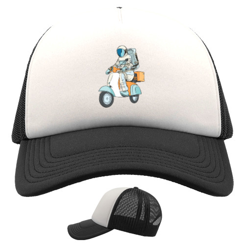 Trucker Cap - Космонавт на мопеде - Mfest