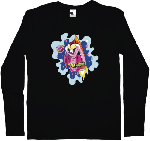 Kids' Longsleeve Shirt - Заяц на ракете - Mfest