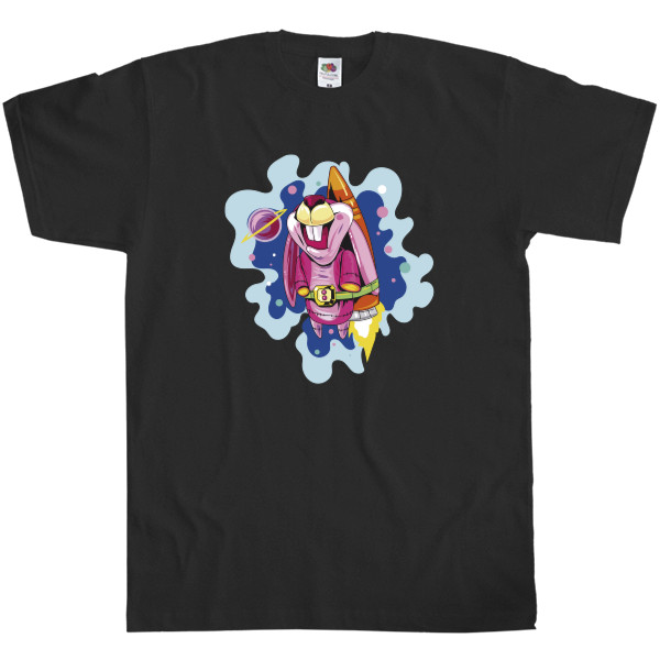 Kids' T-Shirt Fruit of the loom - Заяц на ракете - Mfest