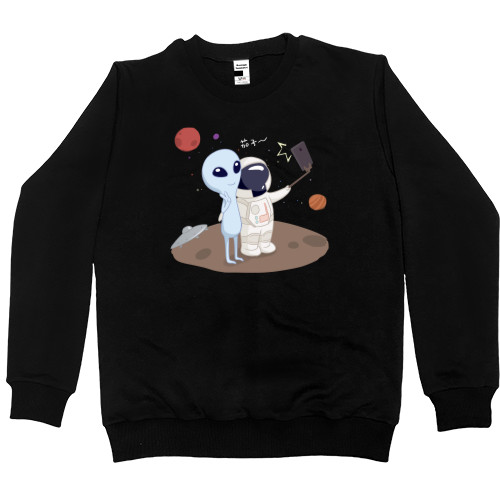 Kids' Premium Sweatshirt - Сэлфи с инопланетянином - Mfest