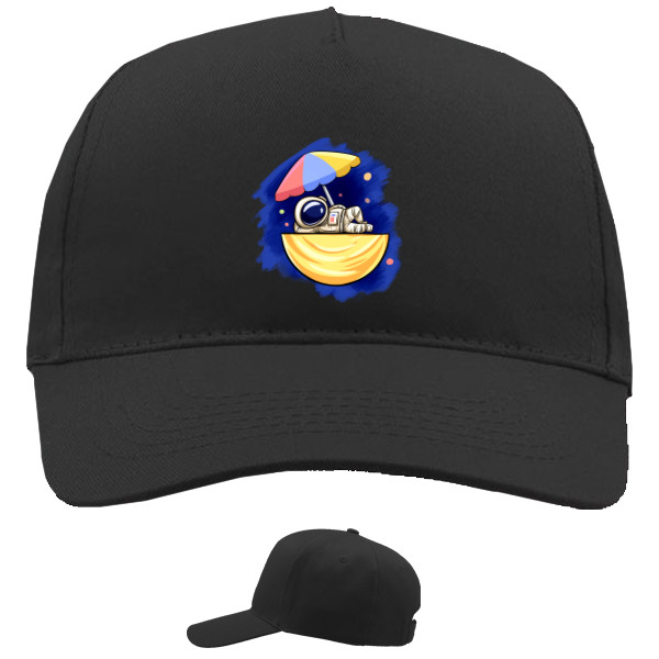 Baseball Caps - 5 panel - Космонавт с зонтиком - Mfest