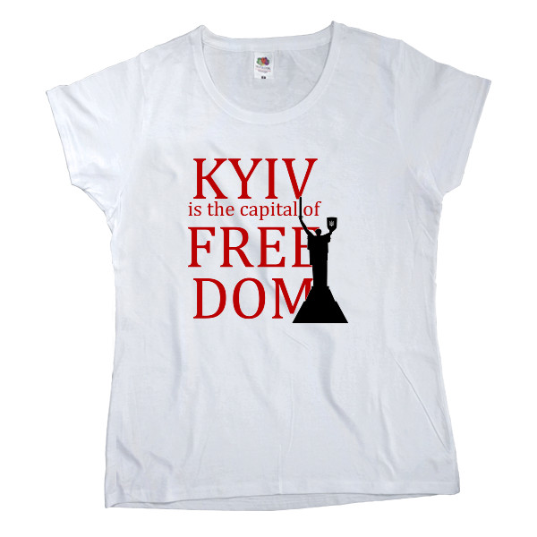 Women's T-shirt Fruit of the loom - Київ столиця свободи - Mfest