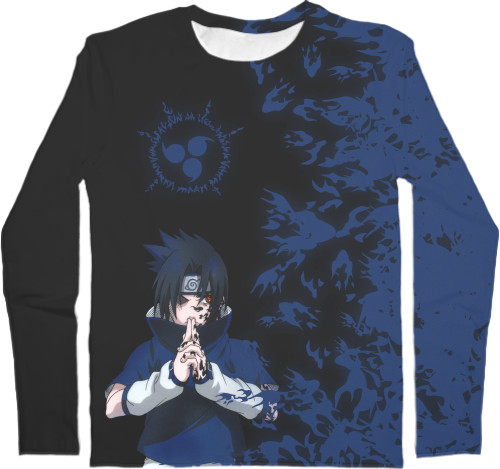 Kids' Longsleeve Shirt 3D - SASUKE - Mfest