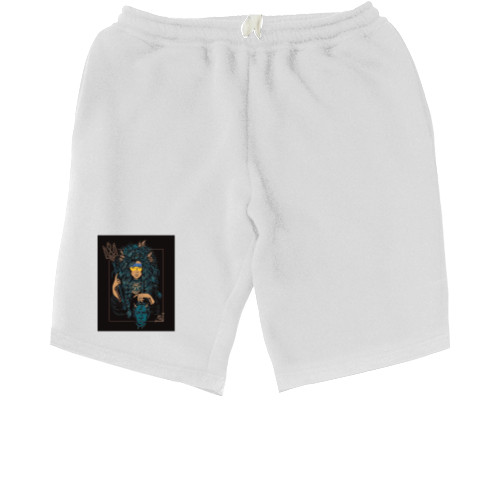 Men's Shorts - Украинка с головой путина - Mfest