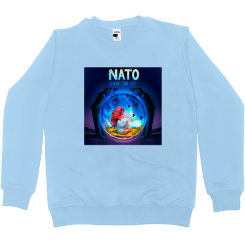 Men’s Premium Sweatshirt - НАТО и украинский ребенок - Mfest