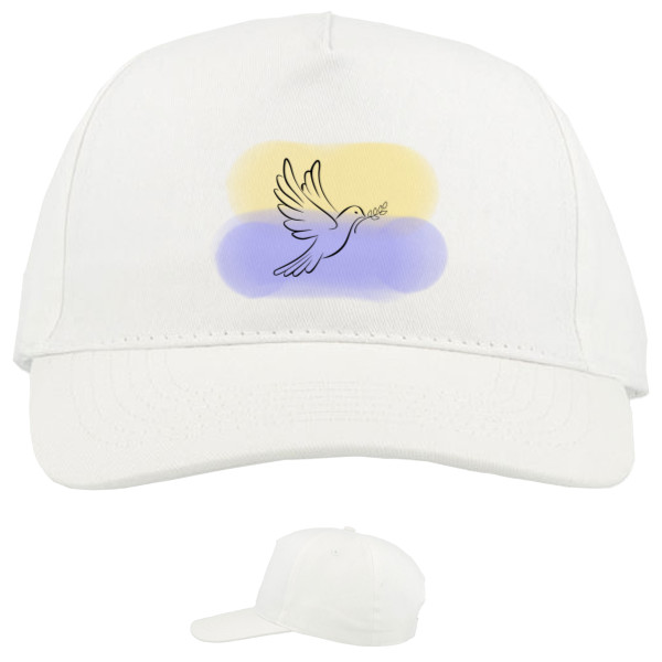 Baseball Caps - 5 panel - Флаг Украины, голубь - Mfest