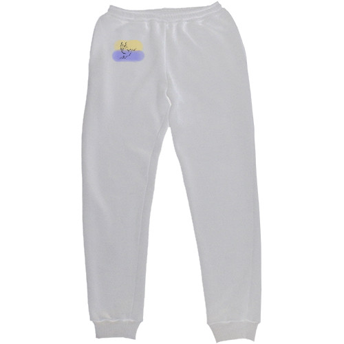 Kids' Sweatpants - Флаг Украины, голубь - Mfest